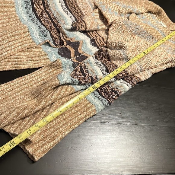 Anthropologie Sleeping on Snow Alpaca Wool Oullins Jacquard Duster Vest - Picture 3 of 4